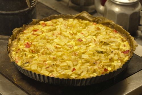 Tarte à la rhubarbe